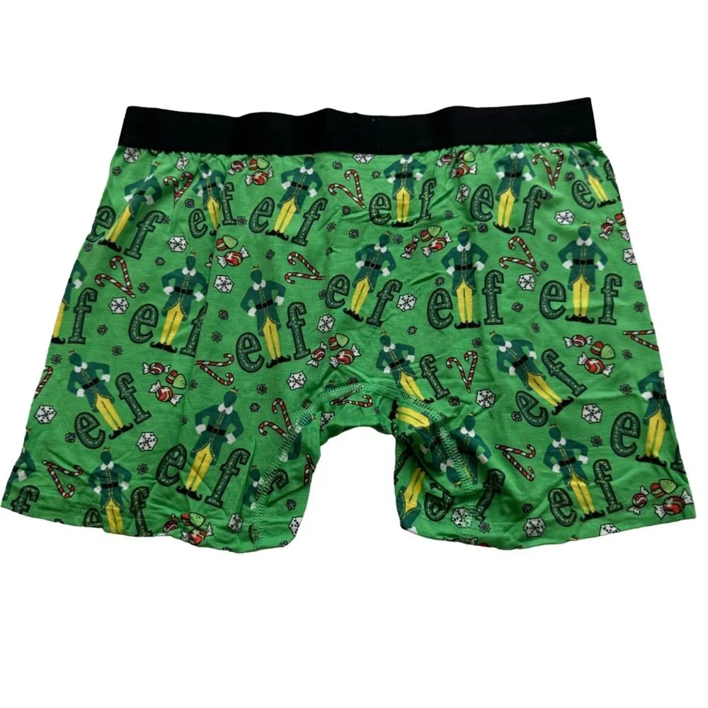 MeUndies Elf mens‎ boxer brief w/fly size médium underwear green color soft nwot